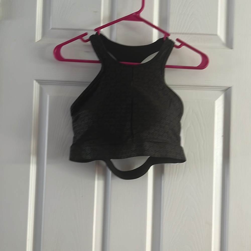 Black Flower Power Bra